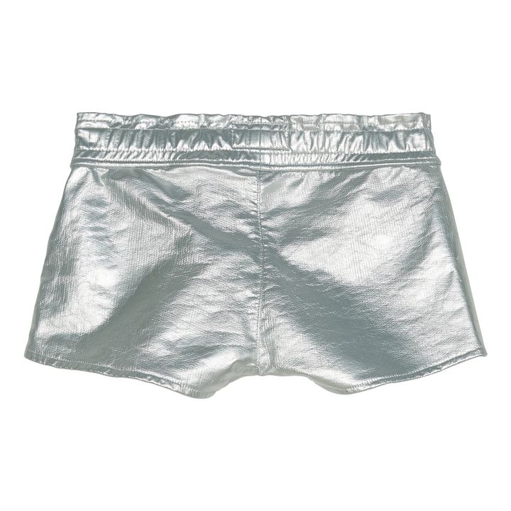 Holiday Metallic Shorts | Plateado- Imagen del producto n°4