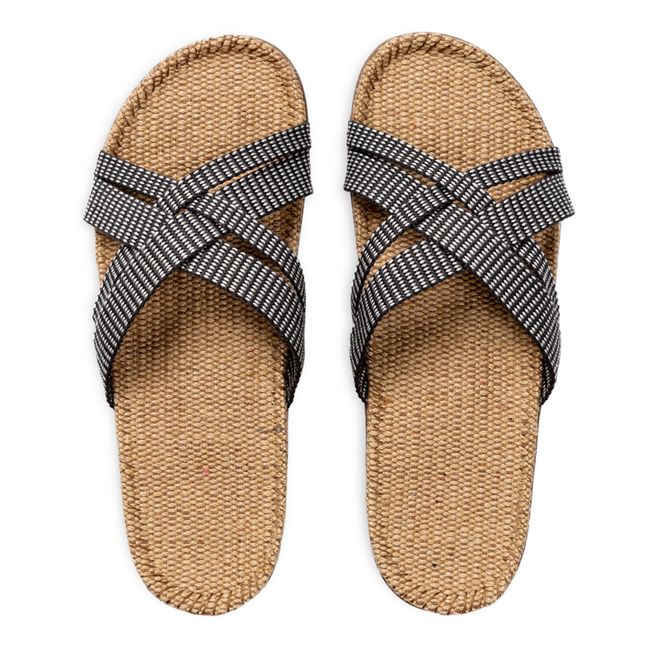 Sandales #1 | Noir/Blanc