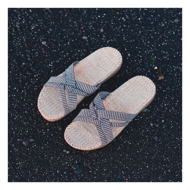 #1 Sandals | Noir/Blanc