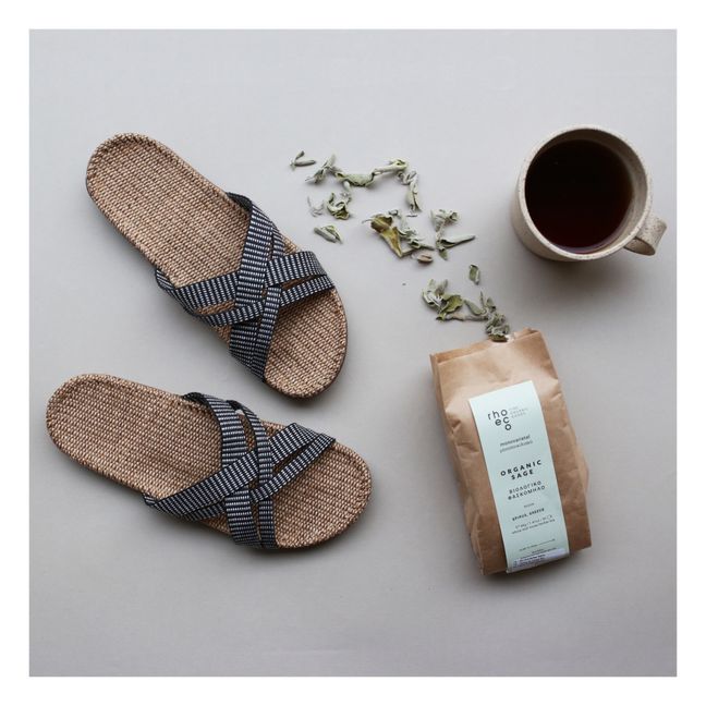 #1 Sandals | Noir/Blanc