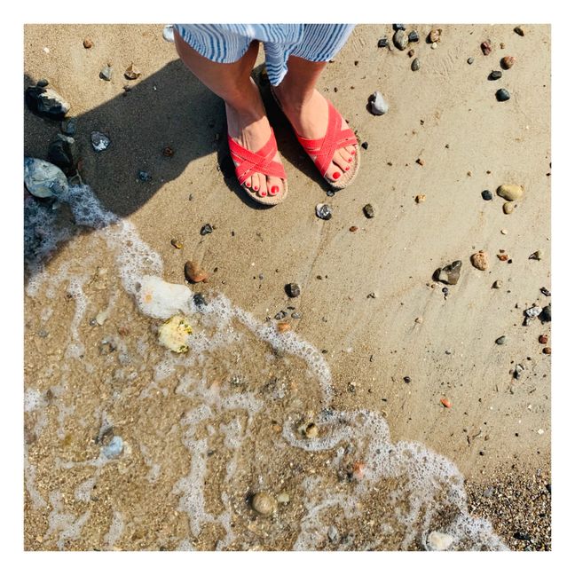 Sandales #1 | Rouge framboise