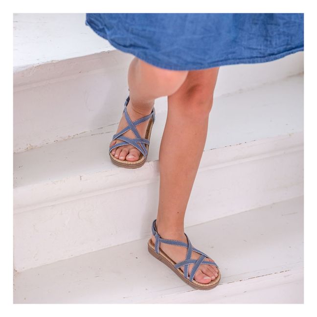 Sandalias con velcro | Azul