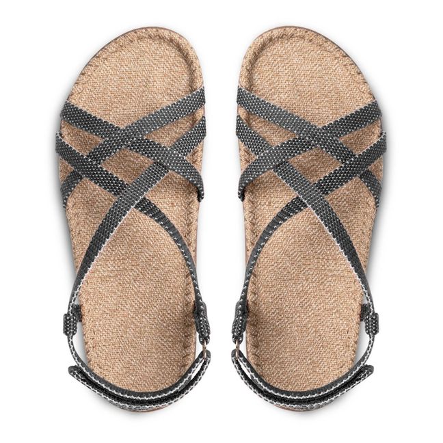 Sandalias con velcro | Negro