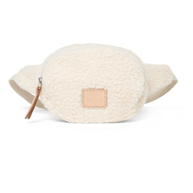 Sac Banane Bouclette | Blanc/Écru