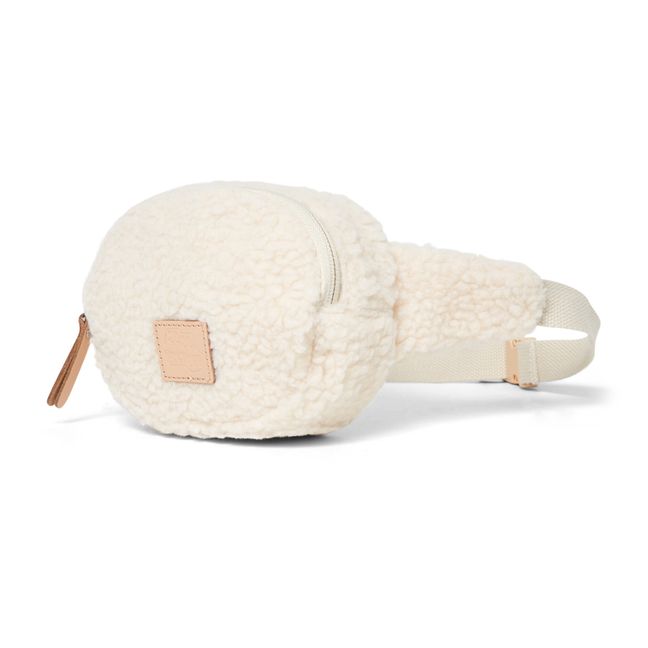 Sac Banane Bouclette | Blanc/Écru