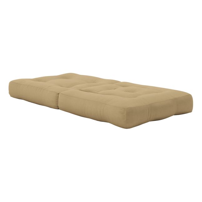 Fauteuil-pouf Cube pour enfant | Beige