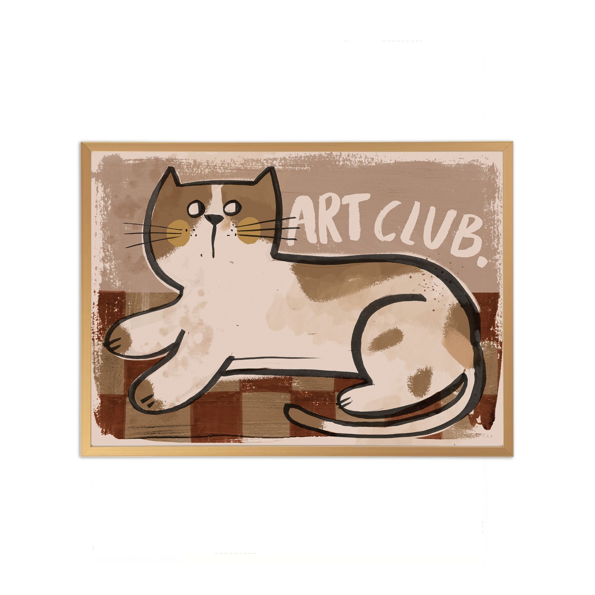 Grande affiche Cat artist club (Studio Loco) - Couverture