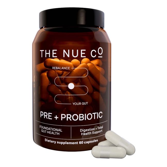 Prebiotic + Probiotic Supplements - 60 Capsules