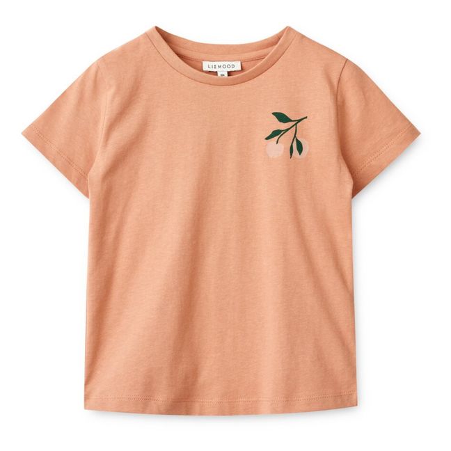 T-shirt a maniche corte in cotone organico Apia | Rosa