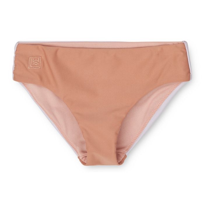 Bow Recycled Material Bikini | Mustard- Product image n°3