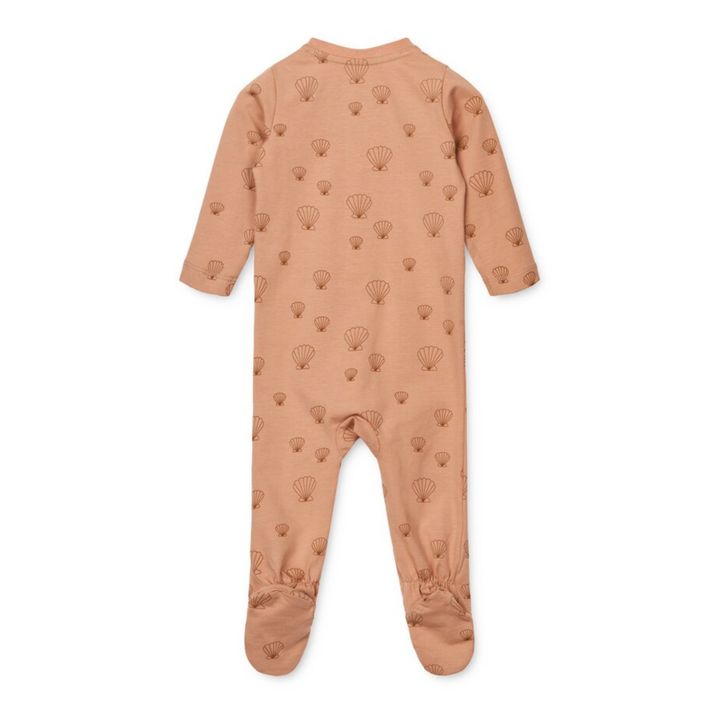 Pyjama mit Füßchen aus Bio-Baumwolle Boye | Rosa- Produktbild Nr. 2