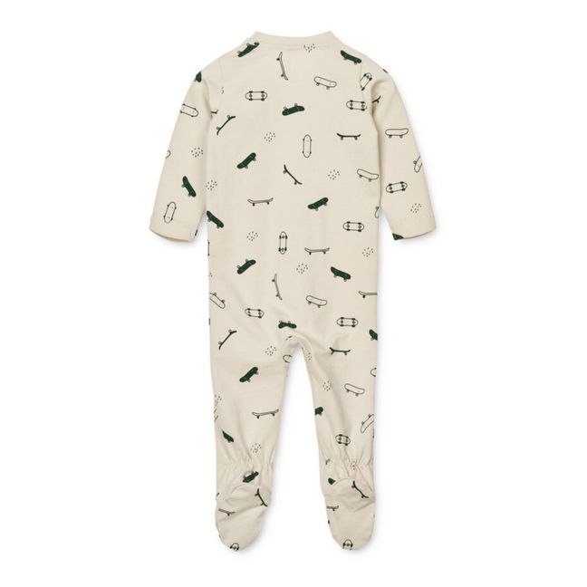 Pyjama avec pieds Coton Bio Boye | Seidenfarben