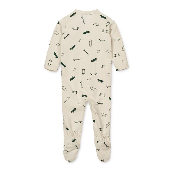 Pyjama mit Füßchen aus Bio-Baumwolle Boye | Seidenfarben- Produktbild Nr. 2