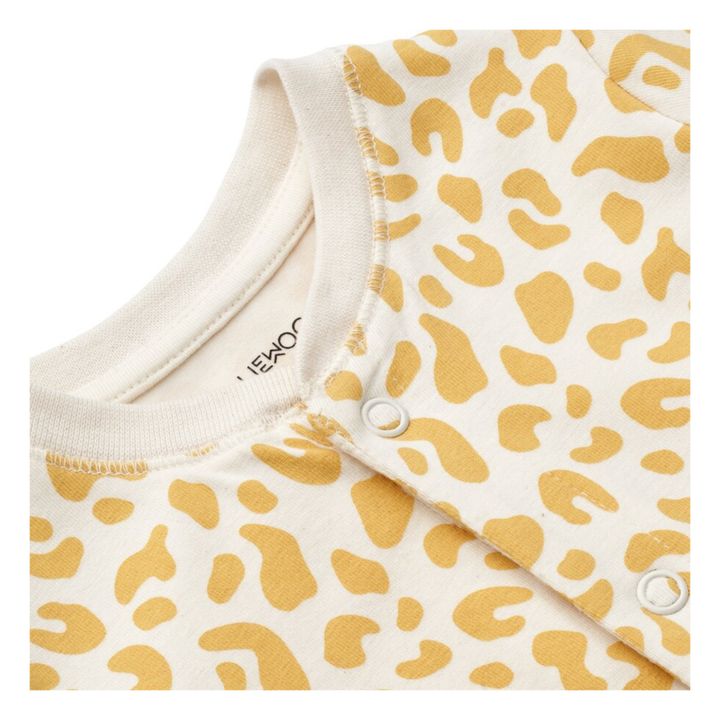 Boye Organic Cotton Pyjamas with feet | Yellow- Product image n°1