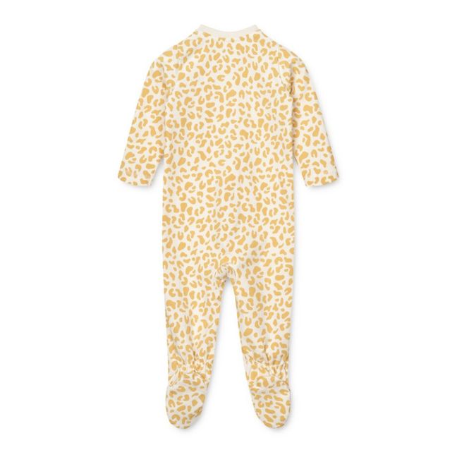 Boye Organic Cotton Pyjamas with feet | Yellow