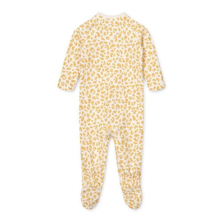 Pyjama mit Füßchen aus Bio-Baumwolle Boye | Gelb- Produktbild Nr. 2