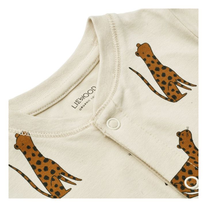 Boye Organic Cotton Pyjamas with feet | Cream- Product image n°1
