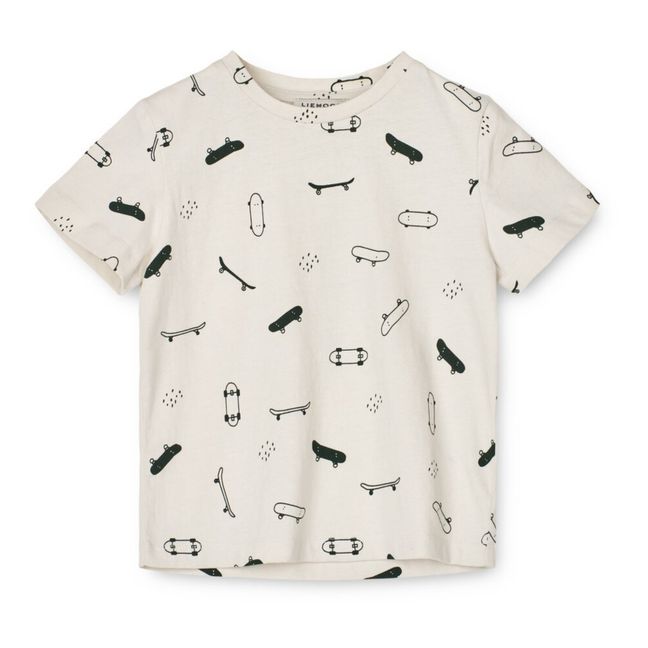 T-Shirt mit kurzen Ärmeln Bio-Baumwolle Dakawa | Seidenfarben
