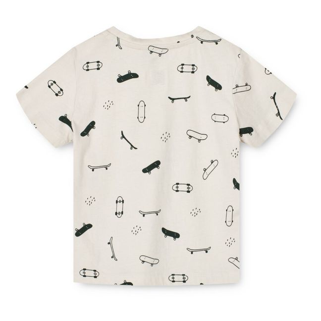 T-Shirt mit kurzen Ärmeln Bio-Baumwolle Dakawa | Seidenfarben