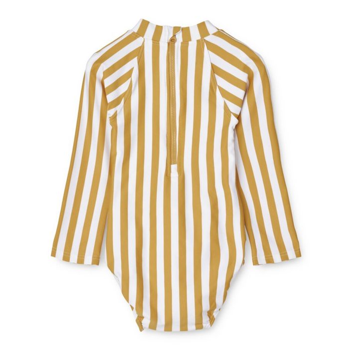 Maxime Anti-UV Recycled Material Playsuit | Amarillo Mostaza- Imagen del producto n°2