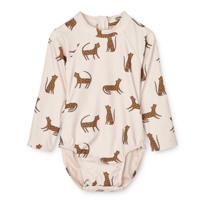 Maxime Anti-UV Recycled Material Playsuit | Beige- Imagen del producto n°0