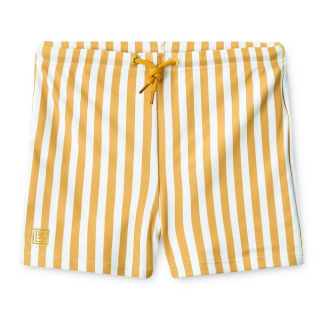 Short de Bain Matière Recyclée Otto | Jaune moutarde