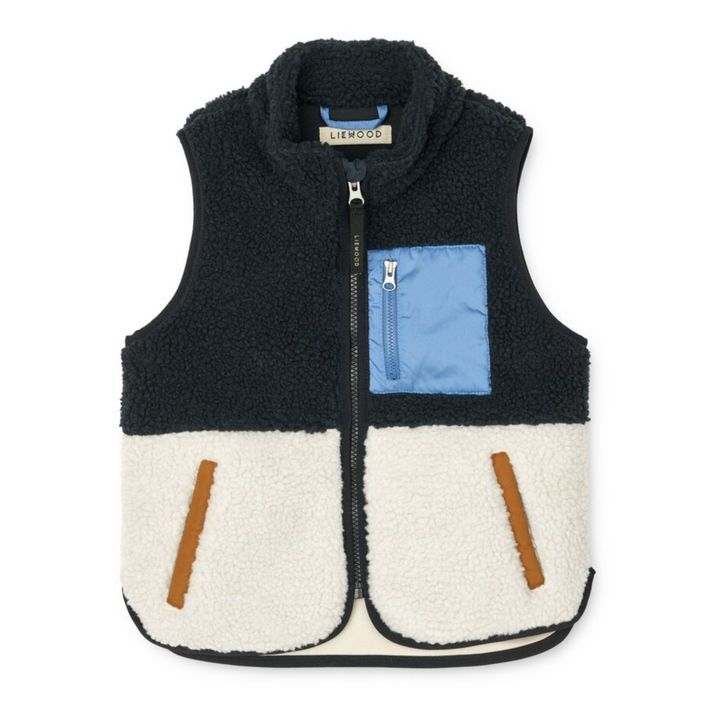 Vada Recycled Material Sleeveless Jacket | Azul Marino- Imagen del producto n°0