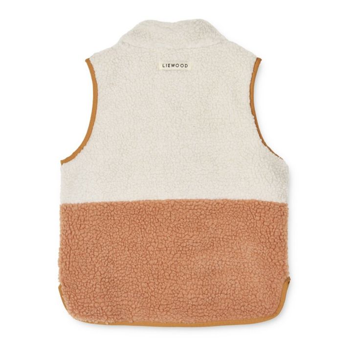 Vada Recycled Material Sleeveless Jacket | Dusty Pink- Product image n°3