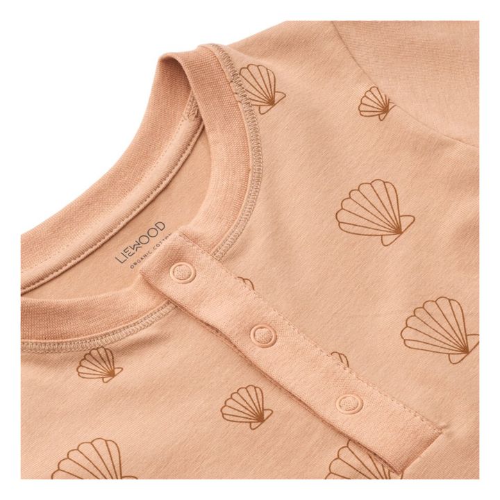 Wihelm Organic Cotton Pajamas Set | Dusty Pink- Product image n°1