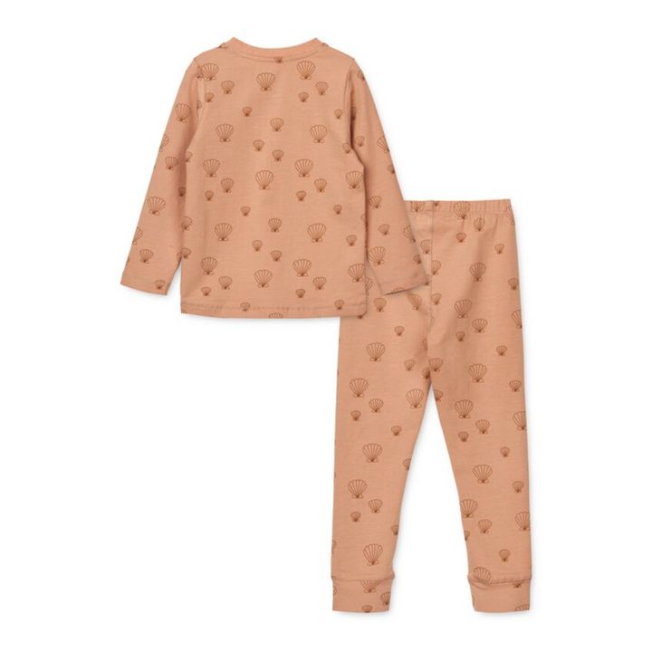 Wihelm Organic Cotton Pajamas Set | Rosa Viejo- Imagen del producto n°2
