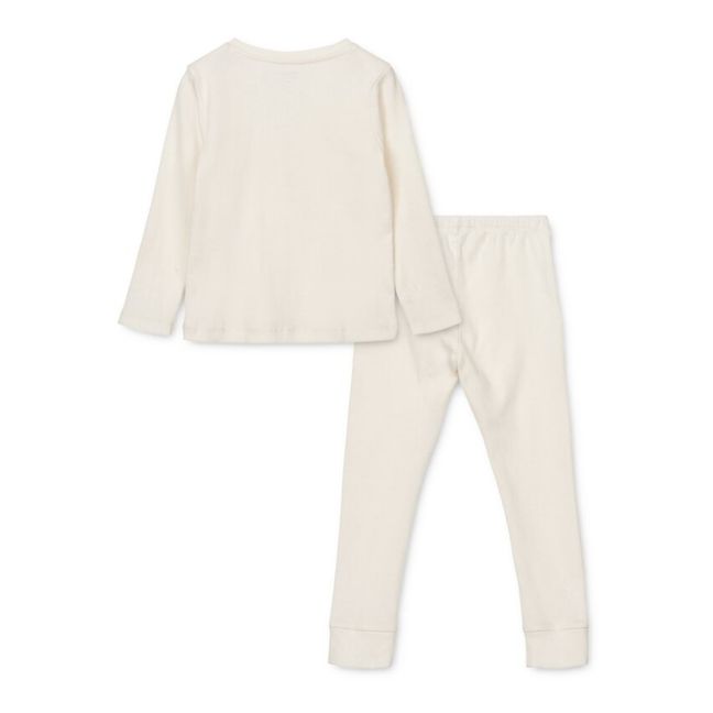 Wihelm Organic Cotton Pajamas Set | Ecru