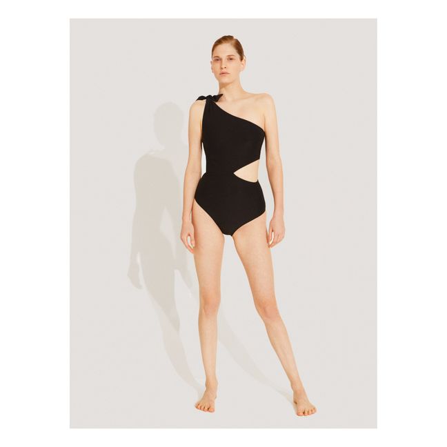 Badeanzug Längengrad 06<br> | Schwarz