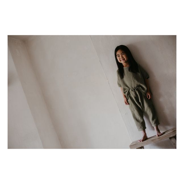 T-Shirt Coton Bio | Sauge