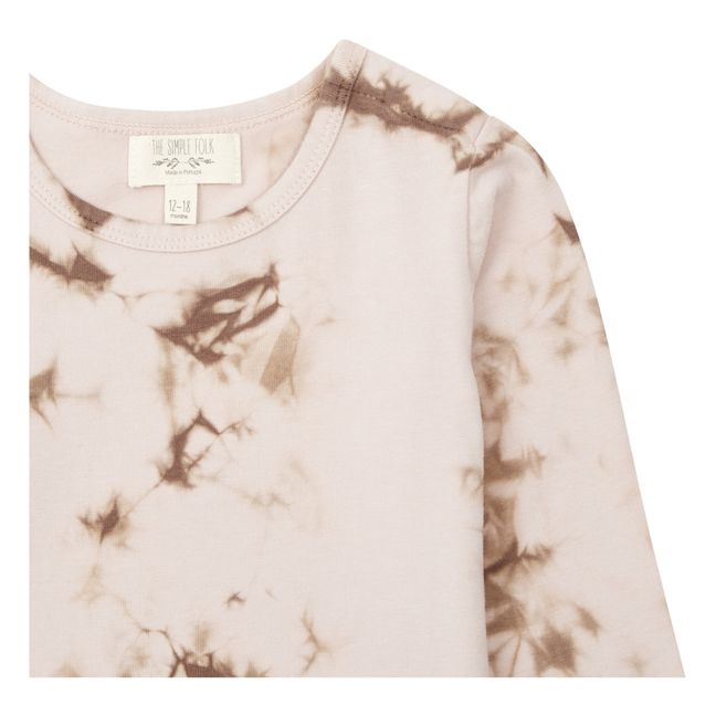 T-Shirt Tie and Dye Coton Bio | Rose
