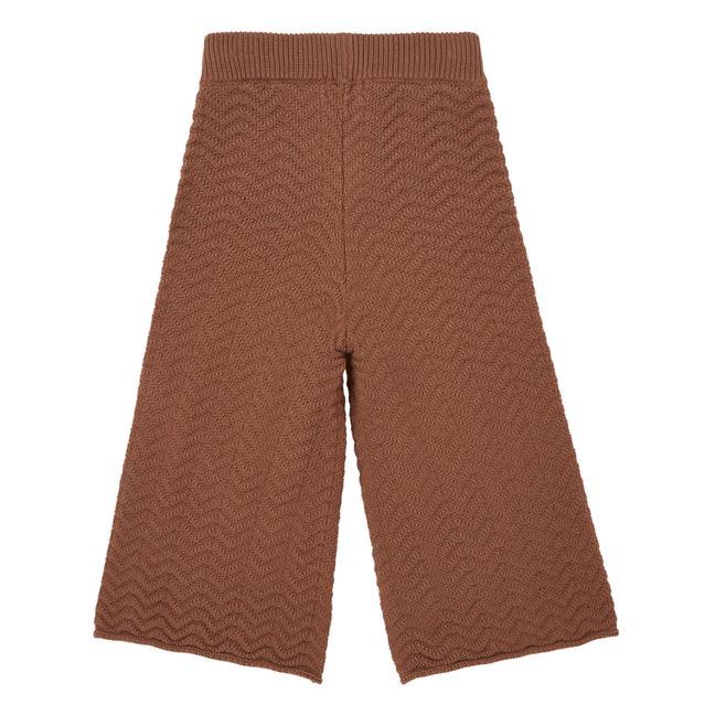 Etta Organic Cotton Trousers | Brown