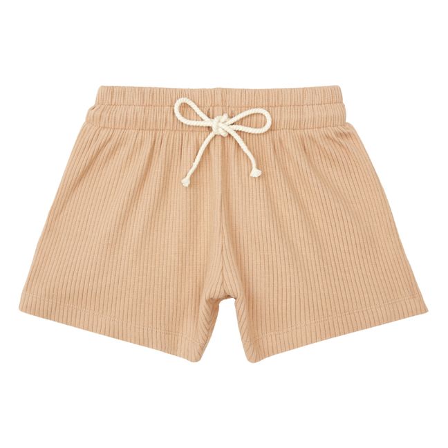 Short Coton Bio Côtelé | Camel