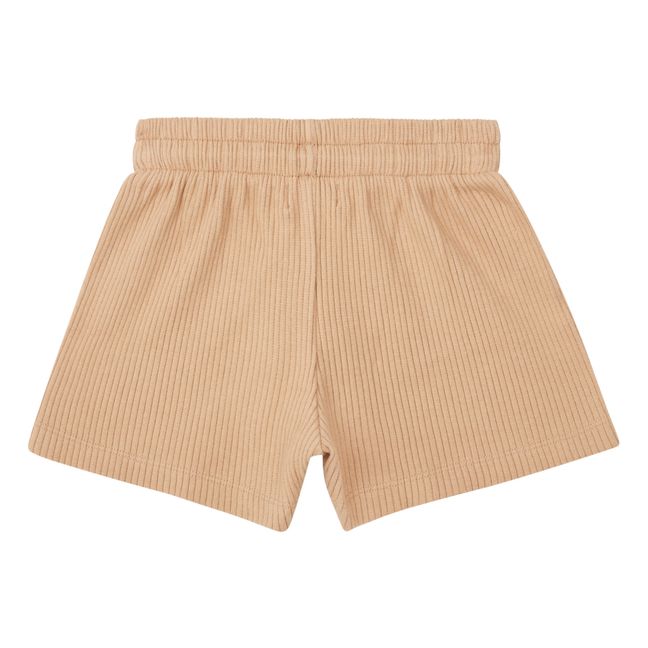 Short Coton Bio Côtelé | Camel