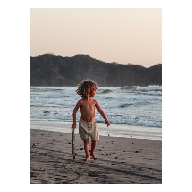 Shorts Explorateur aus Bio-Leinen | Beige
