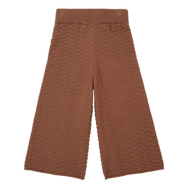 Etta Organic Cotton Trousers | Brown