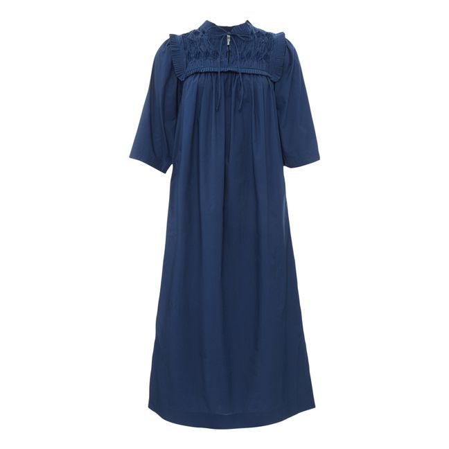 Abito Birdy in popeline di cotone | Blu