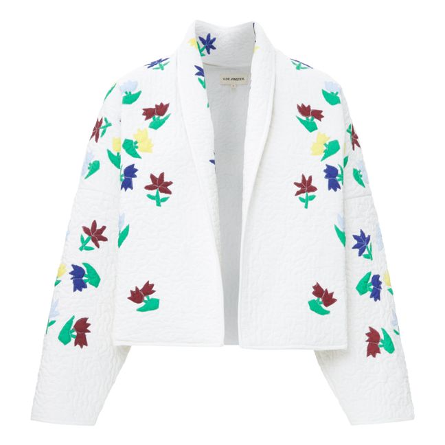Sirva Floral Jacket | Bianco