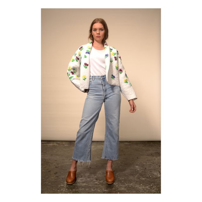 Sirva Floral Jacket | Bianco