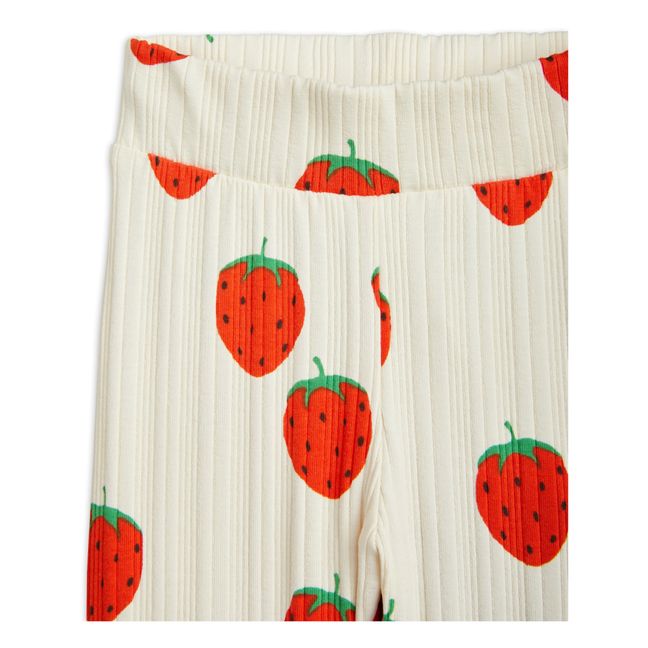 Organic Cotton Strawberry Baby Leggings | Seidenfarben