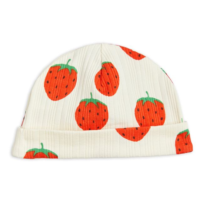 Organic Cotton Strawberry Beanie | Seidenfarben