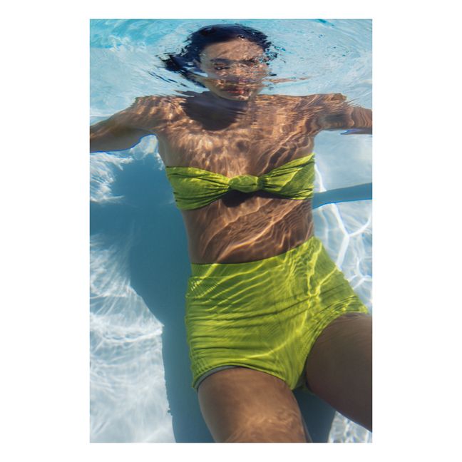 Top Bikini Hunter Texture | Verde oliva