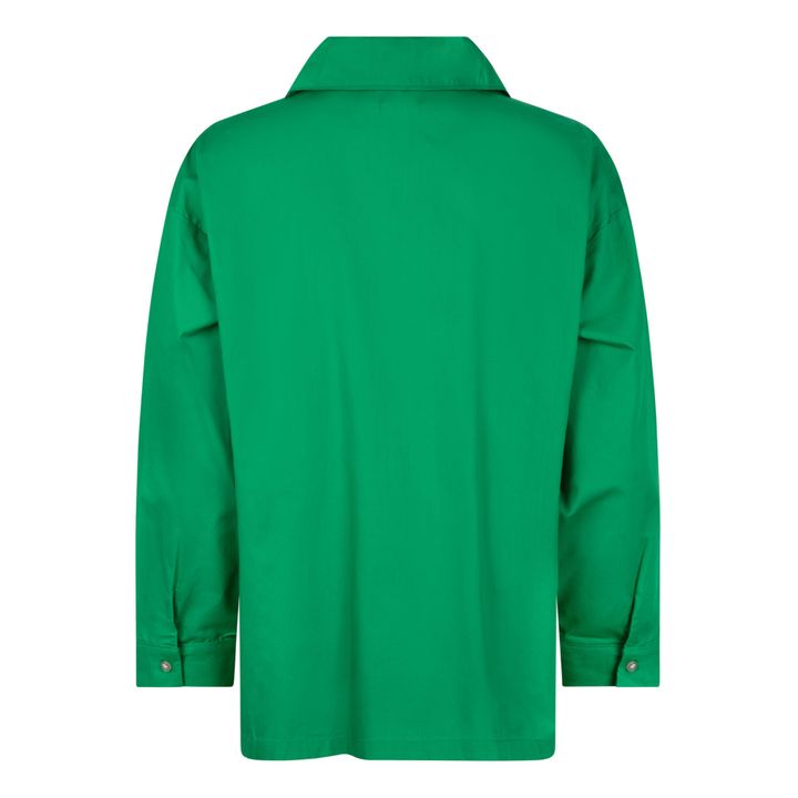 Cedric Organic Cotton Pyjama Top | Verde- Imagen del producto n°4