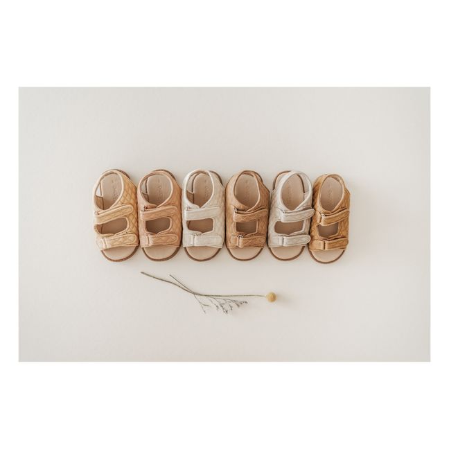 Sandalias de algodón Wanderer | Coñac