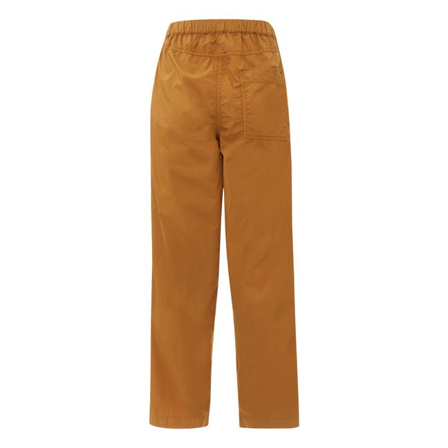 Rony Poplin Craquante Pants | Caramel