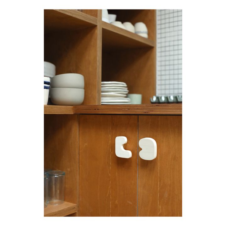 Nastassia Brame Door Knob Charlotte Coat Hook Ivory Smallable