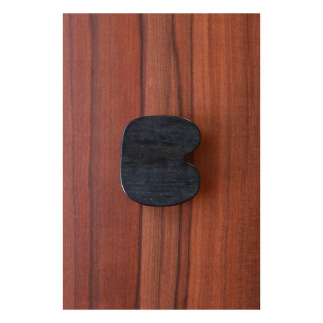 Boutons de porte - Patères Charlotte - Set de 2 | Ebony